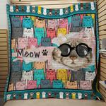 meow cat quilt d2423784