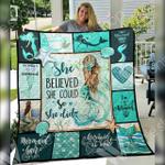 mermaid little mermaid quilt blanket dhc31121593td d2447162