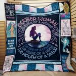 mermaid october woman quilt blanket dhc3112763td d2477737