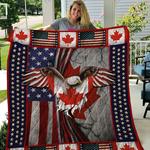 mhqnuoc104 america canada quilt blanket d2414344
