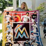 miami marlins quilt blanket d2451399