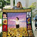 michael jackson sunflower quilt blanket 01 d2471678