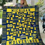 michigan wolverines 2 blanket th1607 quilt d2451888