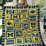 michigan wolverines quilt blanket limited quilt blanket d2417848