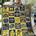 michigan wolverines ver1 blanket th1507 quilt d2452070