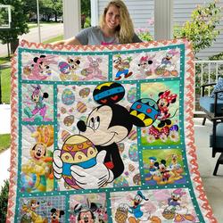 Mickey Egg Easter Day Quilt  Quilt