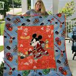 mickey hockey play quilt quilt d2420821