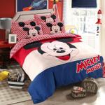 mickey mouse adult kids duvet cover set twin single double size bedding set for children bedroom