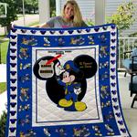 mickey mouse police quilt customizable badge number quilt d2420897