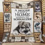 miniature schnauzer dog quilt blanket dhc0102614td d2482248