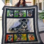 miniature schnauzer go home with miniature quilt blanket dhc04011407dd d2481341