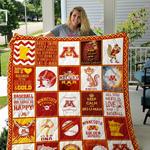 minnesota golden gophers quilt blanket fan made d2449431