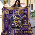 minnesota vikings 2 quilt blanket d2451645