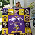 minnesota vikings quilt blanket 01 d2418273