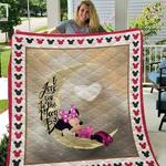 minnie i love you quilt fabric quilt d2419429