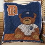 mlb field bear baby woven jacquard throw quilt d2422549