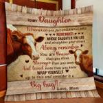 mom to daughter cattle quilt blanket d2448293