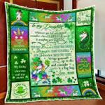 mom to daughter unicorn saint patricks day quilt blanket d2448447