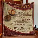 mom to son baseball quilt blanket d2448775