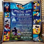 mom to son learning to dance in the rain mickey bt quilt d2421630