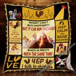 money cant buy happiness but it can buy chickens quilt d2421470
