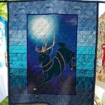 moon deer quilt blanket quilt d2416391