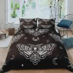 moth gothic skull bed sheets spread comforter duvet cover bedding sets d2125316