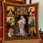 mother mary our lady of the rosary quilt blanket d2448545