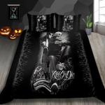 motorbike motorcycle skull ride or die bed sheets spread comforter duvet cover bedding sets