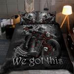 motorcycle skull gothic art bed sheets spread comforter duvet cover bedding sets d2123847