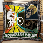 mountain biking quilt blanket quilt d2418169
