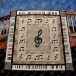 musical note quilt blanket vq06 quilt d2417309