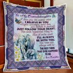 my beautiful elephant granddaughter quilt blanket d2448311