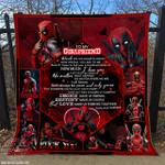 my girlfriend love make us forever together deadpool quilt ko d2421608