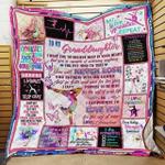 my granddaughter i love you grandma gymnastics cl18100487mdq quilt blanket d2479995