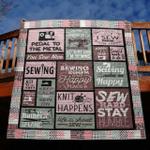 my sewing room is my happy place quilt blanket th19 quilt d2415116