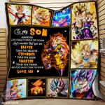 my son just remember that you are braver than you believe dragon ball quilt ko d2421550