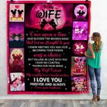 my wife thanks for your being my best friend mickey quilt ko d2421616