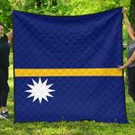 nauru flag premium quilt a6 quilt d2419493