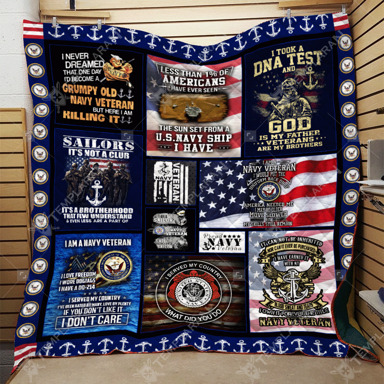 navy veteran blanket htt qhn00031 quilt d2413343