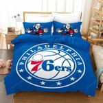 nba philadelphia 76ers basketball logo duvet cover bedding set d2136771
