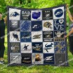 ncaa akron zips quilt blanket 1283 d2455927