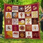 ncaa arizona state sun devils quilt blanket 593 d2455722