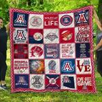 ncaa arizona wildcats 3d customized personalized quilt blanket 604 d2509435
