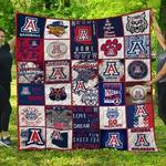 ncaa arizona wildcats 3d customized personalized quilt blanket 610 d2509431