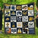 ncaa california golden bears quilt blanket 615 d2456300