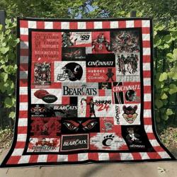 Ncaa Cincinnati Bearcats Quilt Blanket #1059