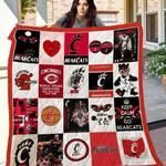 ncaa cincinnati bearcats quilt blanket 1064 d2456023