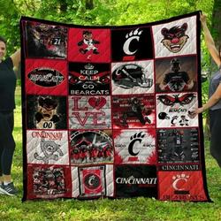 Ncaa Cincinnati Bearcats Quilt Blanket #1069