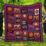 ncaa clemson tigers quilt blanket 22 d2455791